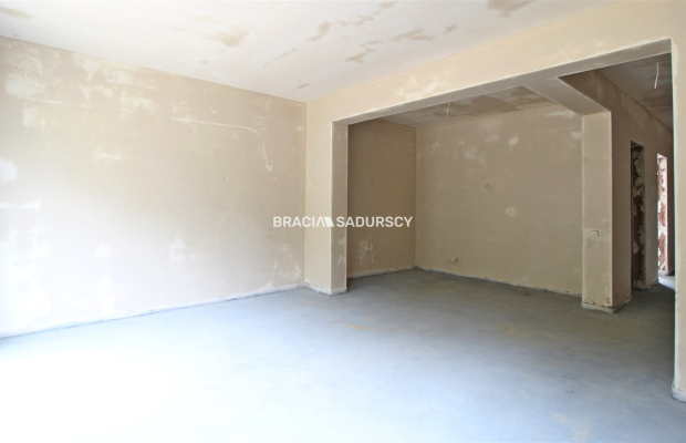 Konary, gm. Mogilany. Nowo wybudowany dom