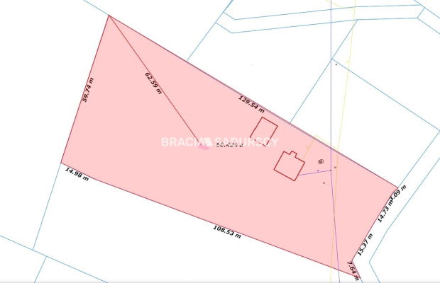 działka z domem w Naramie