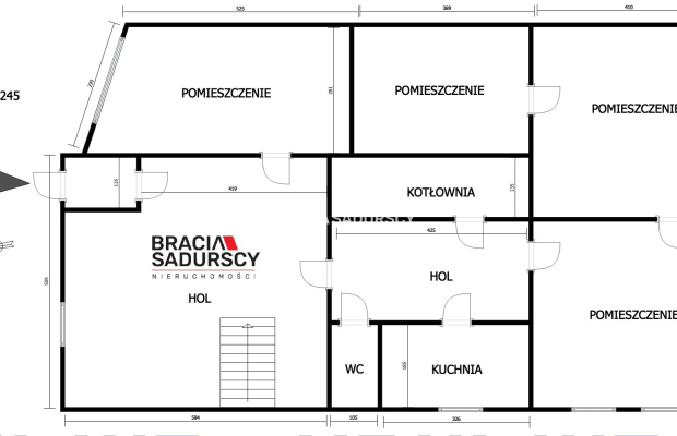 Budynek biurowy z możl. rozbudowy , 400m2 