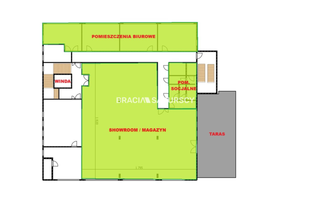 Kokotów, do wynajęcia lokal biurowo-ekspozycyjno-magazynowy - 326 m²  

 Oferujemy do wynajęcia przestronny lokal o powierzchni