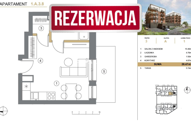 Mieszkania stan deweloperski Wieliczka centrum!! 