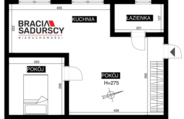 Mieszkanie 2-pokojowe w ścisłym centrum Krakowa!