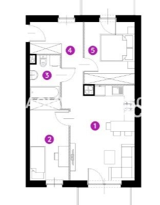 3 pokoje - Rydlówka - 52,79m2