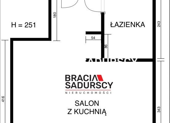 Kawalerka w Bronowicach - 26m2