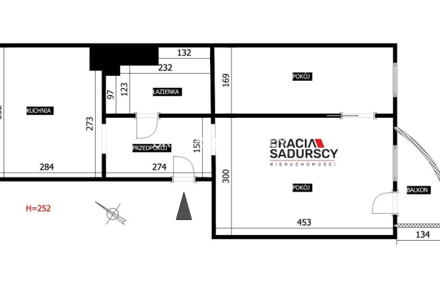 ul. Nowohucka - 2-pokojowe mieszkanie z balkonem