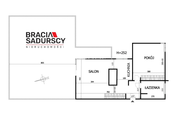  Wynajem mieszkania 55,5m² z ogródkiem - Kraków