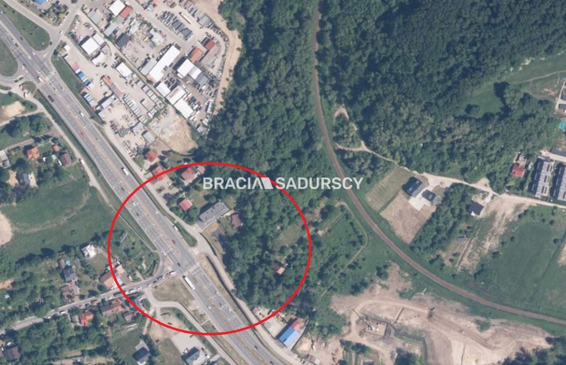 Działka w rejonie ul. Wielickiej w Krakowie