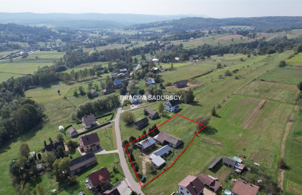 Gnojnik, Działka budowlana o pow.: 2700 m2