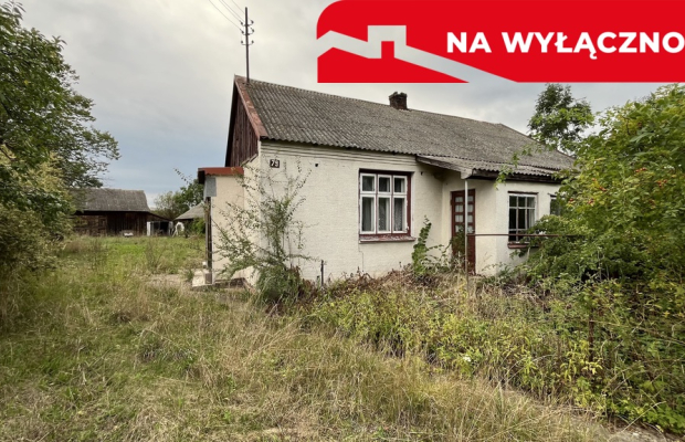 Siedlisko na dużej działce w Dobrucie gm. Orońsko.