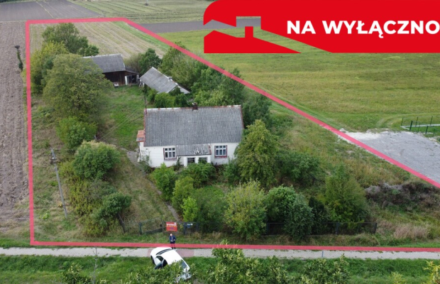 Siedlisko na dużej działce w Dobrucie gm. Orońsko.