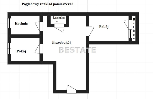 M3 rozkładowe, Piaski, duży balkon, od zaraz