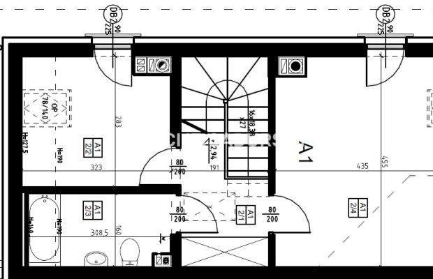 Segment w zabudowie bliźniaczej 75m2