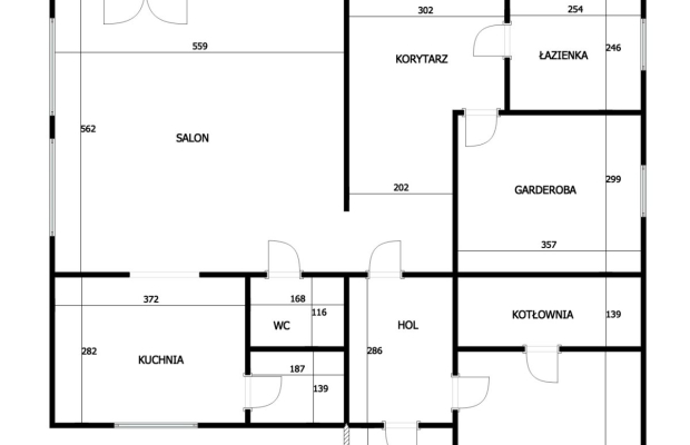 Nowoczesny parterowy dom wolnostojący Węgrzce 