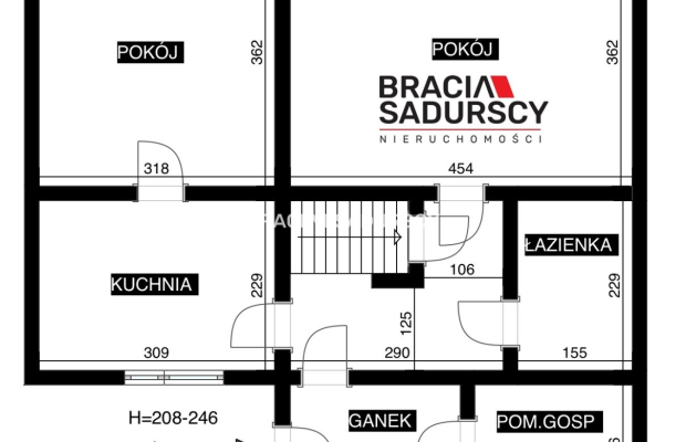 Zwierzyniec, Kraków – dom bliźniak 85m2 do remontu