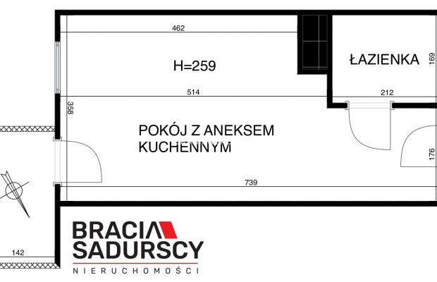 Fajna kawalerka przy ul. Koszykarskiej/ Płaszów.