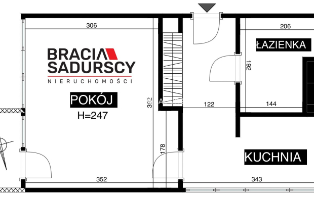 Kawalerka przy Czarnowiejskiej,widok na Park Krk