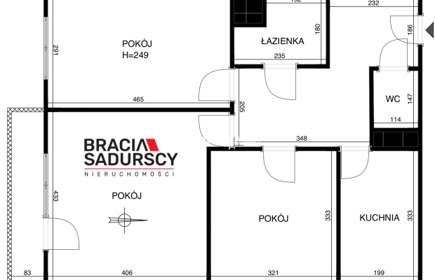 Dębn/Ruczaj 3 pok ok.66m2 widok na Panoramę Krakow