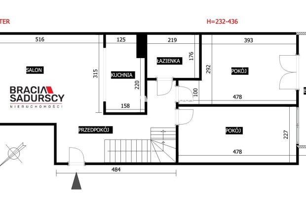4-pok 81m² | 2-poziomy | do wprowadzenia | Złocień