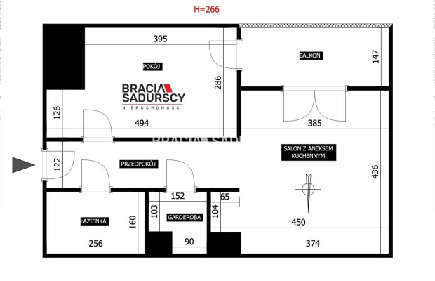 Nowe mieszkanie/ 2 pokoje / dojazd do S7