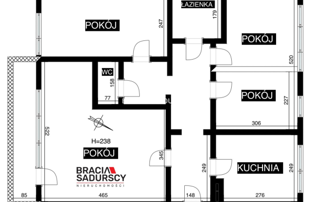 4 niezleżne pokoje / park-skwer / szkoła / MPK