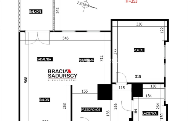 Zielona okolica, 2 pokoje, balkon