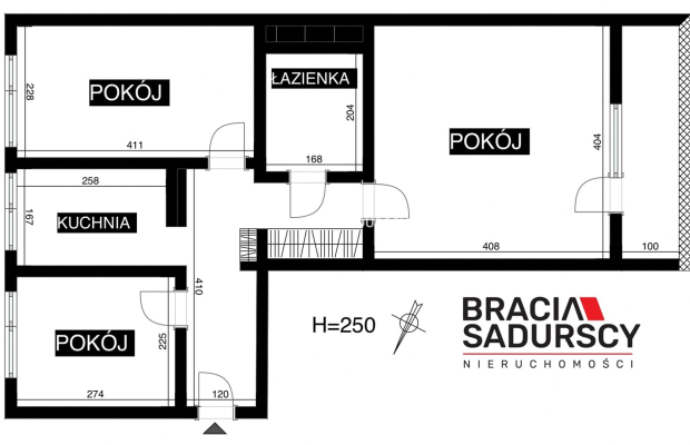 3 pokoje | balkon | bezpośrednio przy zieleni 