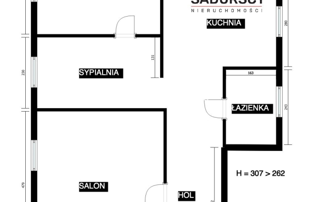 Salwator, 3 pokoje parter, kuchnia, do odświeżenia