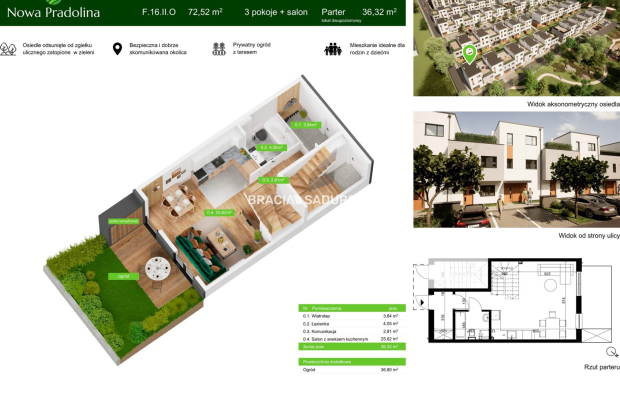 Nowa Pradolina mieszkaniez 2 poziomowe