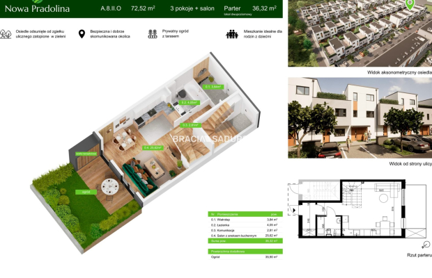 Nowa Pradolina mieszkaniez 2 poziomowe