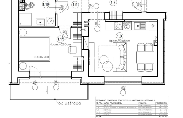Na sprzedaż: nowe mieszkanie 43 m² ze 104 m 2  poddaszem do adaptacji - Kalwaria Zebrzydowska  

   Nowoczesne 2-pokojowe miesz