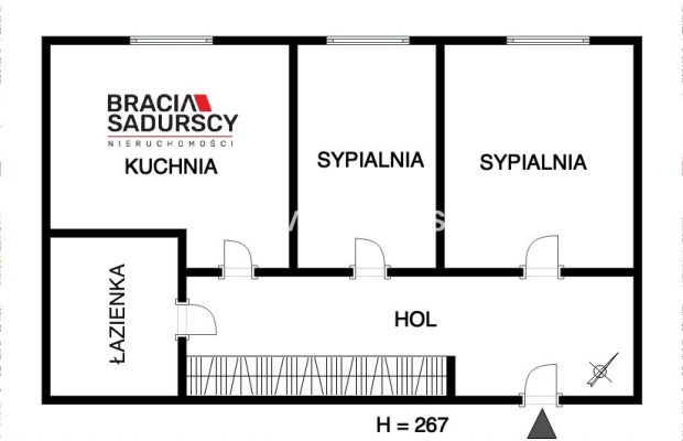 Wygodne mieszkanie 2 pokojowe w centrum
