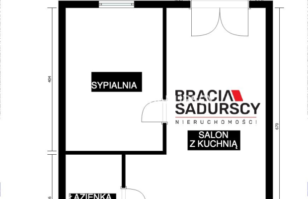 Nowoczesna kawalerka przy Bonarce