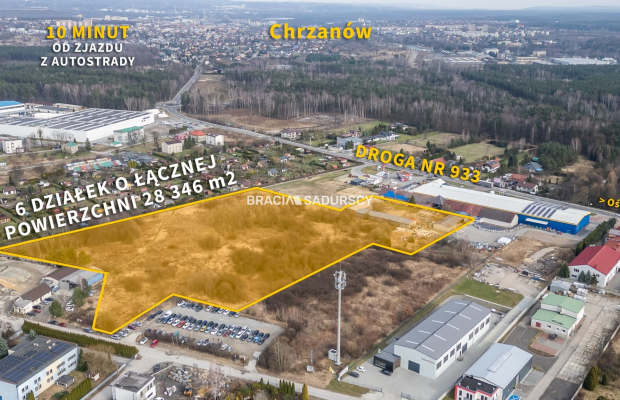 Chrzanów teren pod komercję 2,8 ha