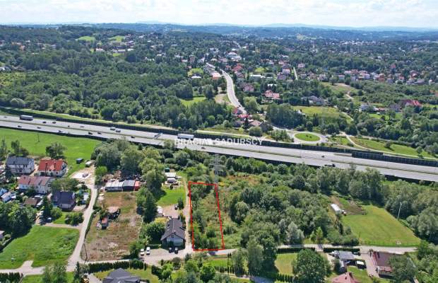 Działka przy węźle autostrady A4 Kraków-Łagiewniki