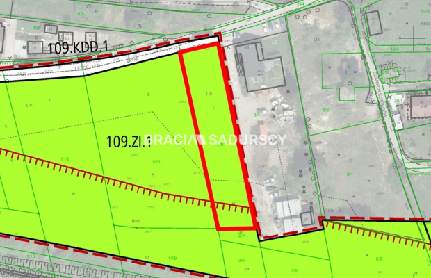 Działka przy węźle autostrady A4 Kraków-Łagiewniki