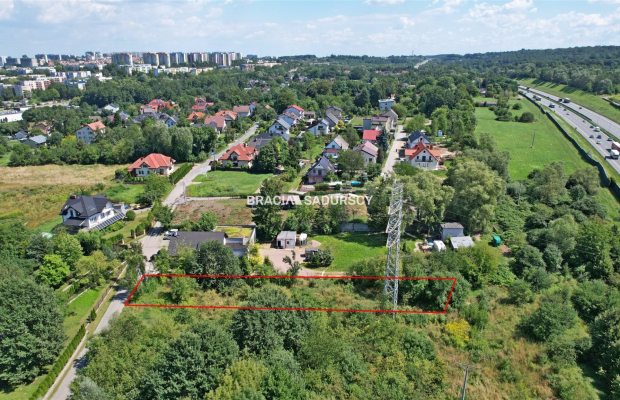 Działka przy węźle autostrady A4 Kraków-Łagiewniki