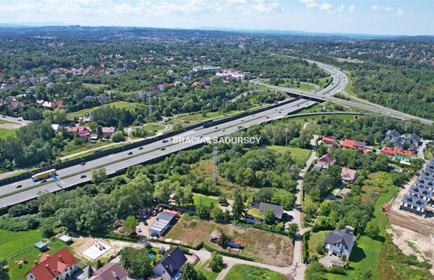 Działka przy węźle autostrady A4 Kraków-Łagiewniki