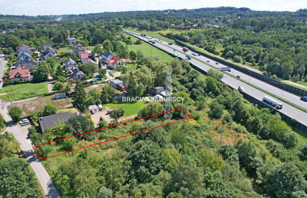 Działka przy węźle autostrady A4 Kraków-Łagiewniki