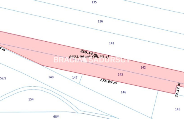 Działka komercyjna o powierzchni 8700 m² położona w miejscowości Rudno, gmina Krzeszowice. Teren w miejscowym planie zagospodar