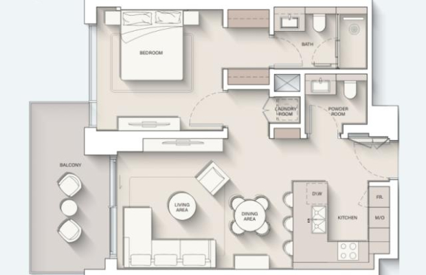 Apartamenty z prywatną plażą