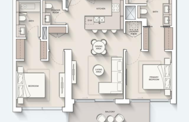 Apartamenty z prywatną plażą