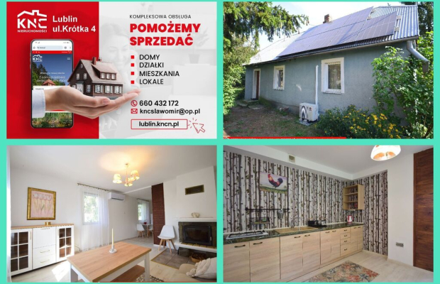 Przytulny domek z ogródkiem.