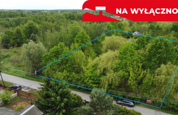 Działka budowlana 4587 m2 we Wsoli koło Radomia.