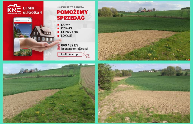 Działka zlokalizowana w cichej i spokojnej okolicy