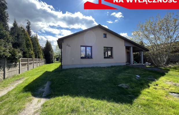 Dom 78 m2 na działce 1600 m2 w Kosowie gm. Kowala.