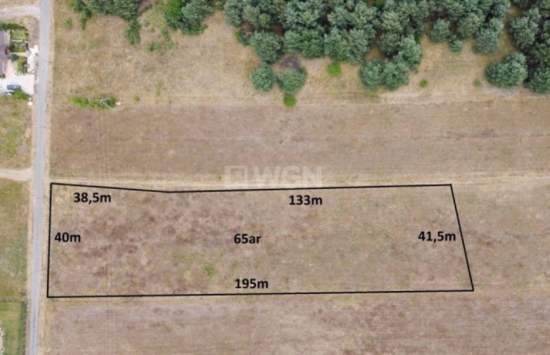 Sobin, działka usługowa, 0,6506 ha, 460 000zł, sprzedam.  
  
Na sprzedaż działka usługowa o powierzchni 65 ar, położona w Sobi