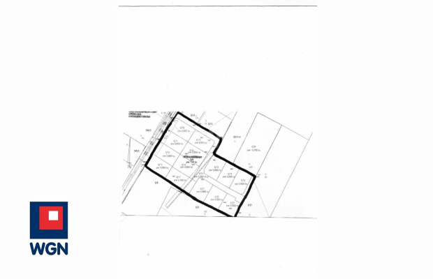 Łagoszów Wielki, działka budowlana, 800 m2, cena 69 000 zł, sprzedam.  
  
Na sprzedaż działka na terenie projektowanego osiedl