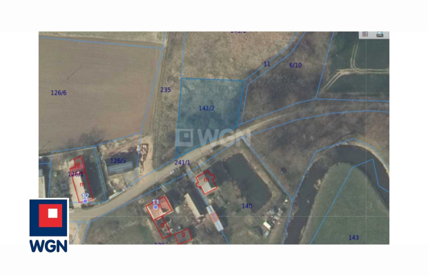 Wiechlice, działka budowlana, 1603 m2, cena 96 180 zł, sprzedam.  
  
Na sprzedaż działka nr 141/2, z wydanymi warunkami zabudo