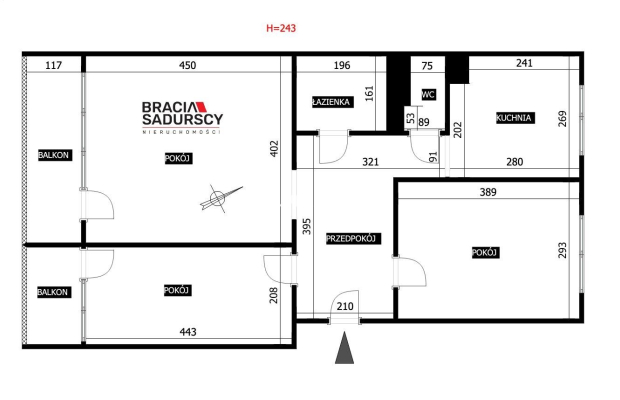 Widok na panoramę, Śliczna, 3 pokoje.