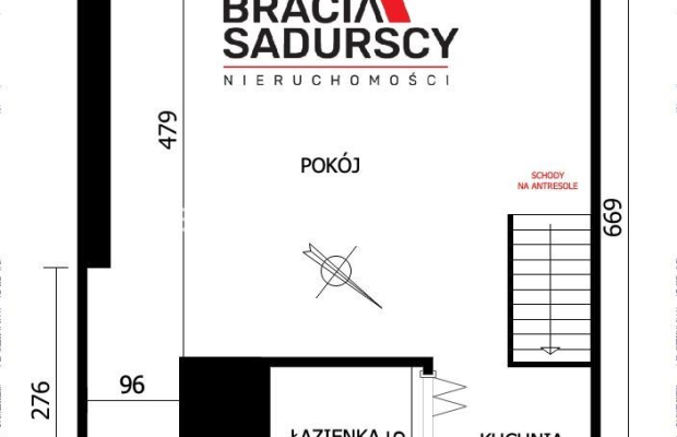 Starowiślna | centrum miasta | antresola 